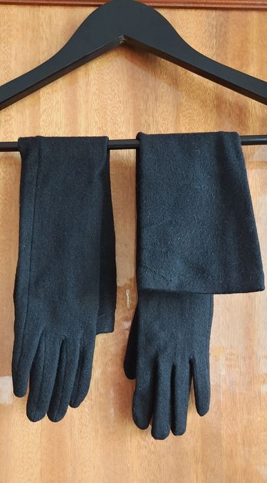 Рукавички довгі кашемірові
