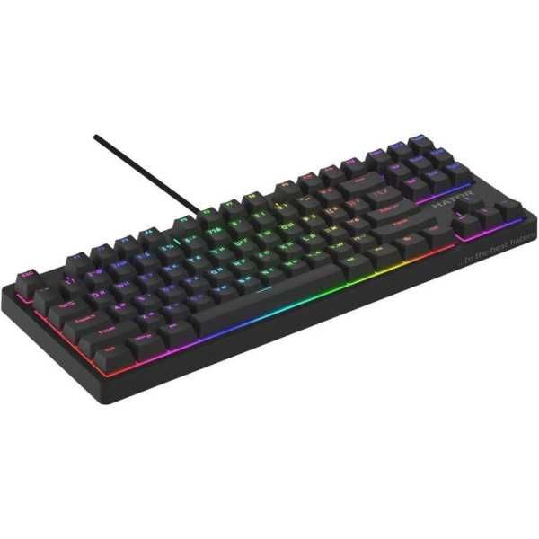 Клавиатура Hator Rockfall 2 Mecha TKL Black Aurum Orange Switch