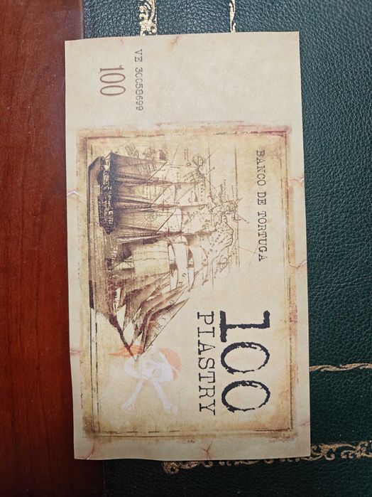 тортуга 100 пиастров 2025г. UNC остров черепахи