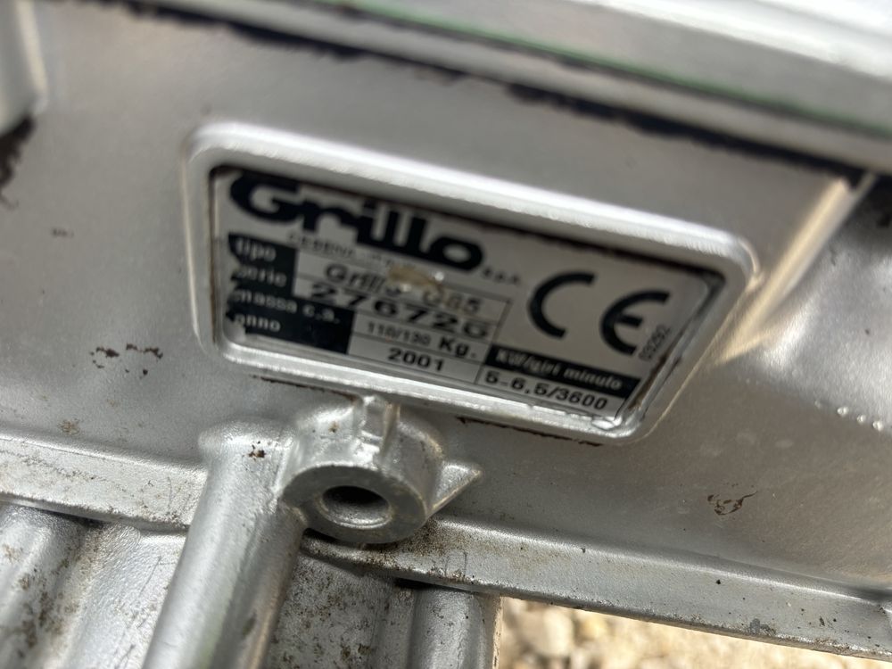 Ciągnik jednoosiowy dzik Grillo zamiatarka + glebogryzarka G 85