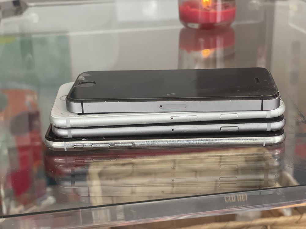 4 Iphones 5, 6, 7 e 10
