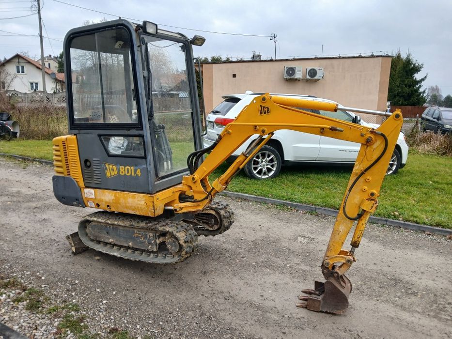 Minikoparka jcb 8014 w oryginale