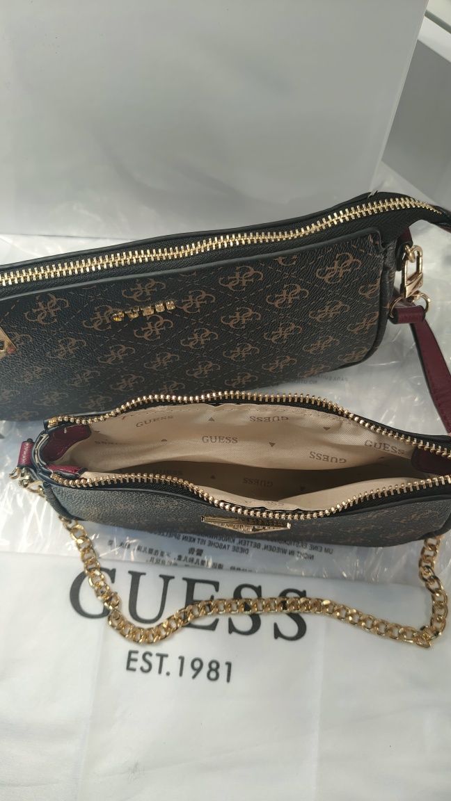 Сумка Guess Noelle Dbl pouch Crossbody/ гес подвійна