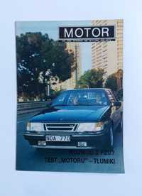 Czasopismo Motor z kwietnia 1990 roku, kompletne z plakatem