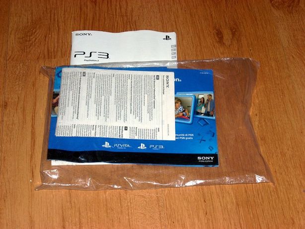 Instrukcje obsługi od konsoli Sony PlayStation 3 Super Slim