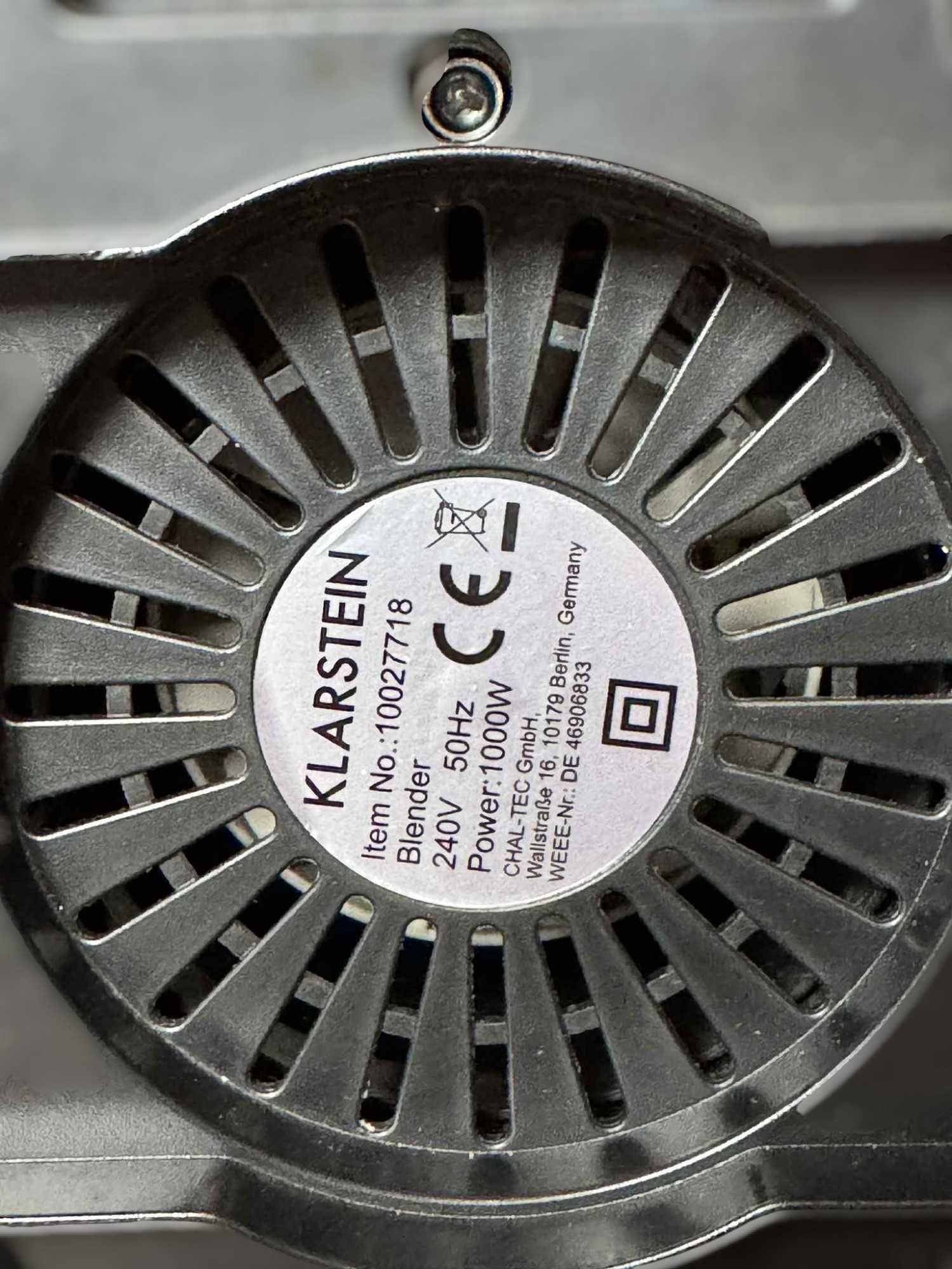 Blender Klarstein 1000W z funkcją smoothie i kruszenia lodu