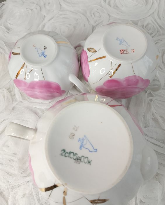 Дулево, части от сервиза "Весенний"