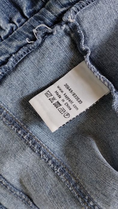 Kurtka katana KappAhl M 38 z koronką jeansowa