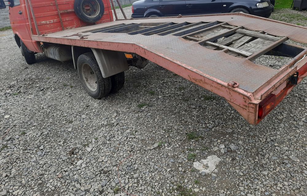 Najazd lawety z iveca