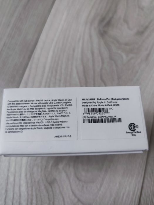 Na sprzedaż nowe, nieużywane słuchawki Apple AirPods Pro 2. generacji