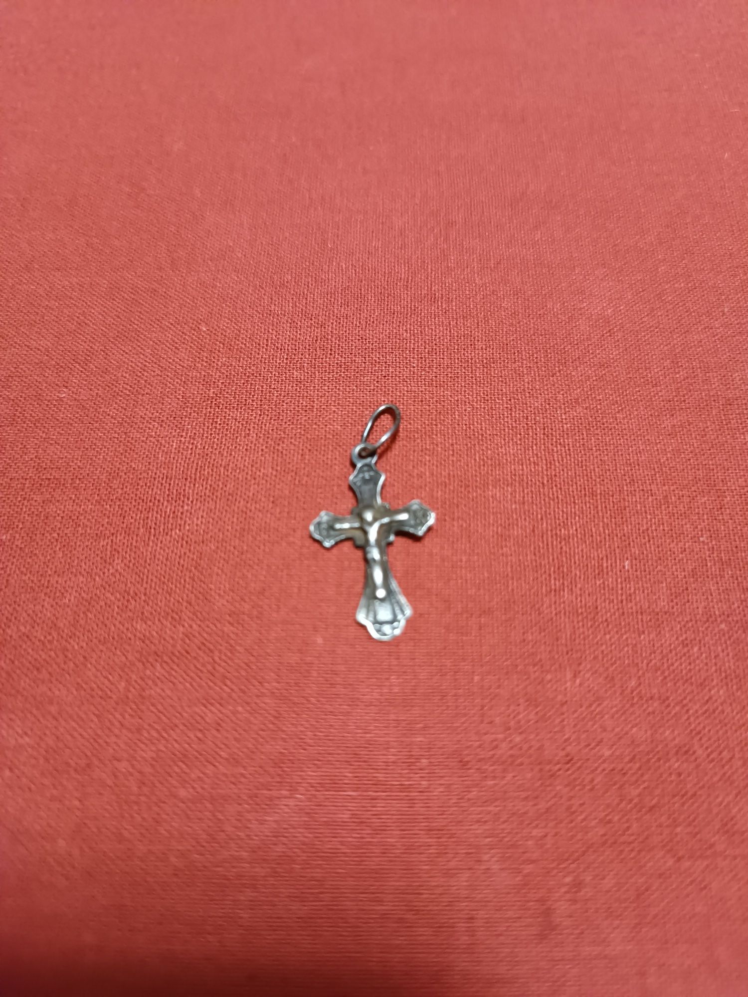 Серебряный крестик 84 проба.