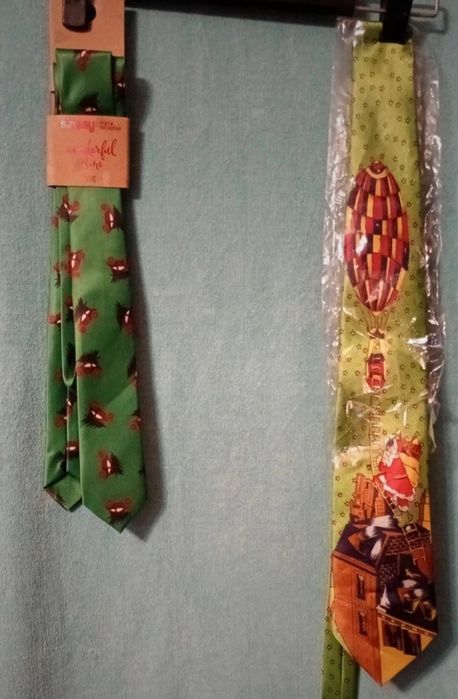 Zestaw zabawnych krawatów