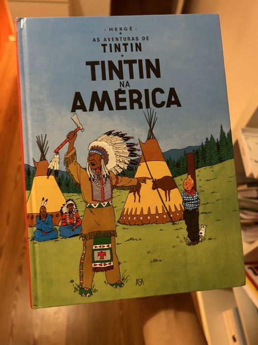 banda desenhada TINTIN na américa