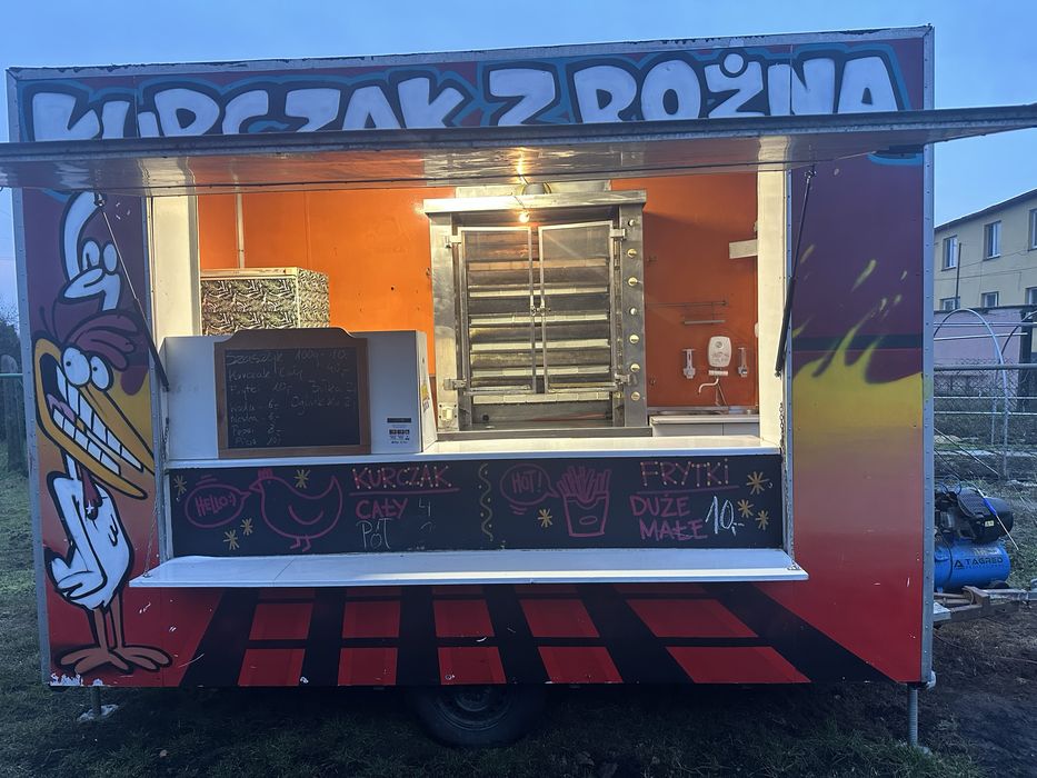Wynajem Przyczepa gastronomiczna Kurczak z Rozna