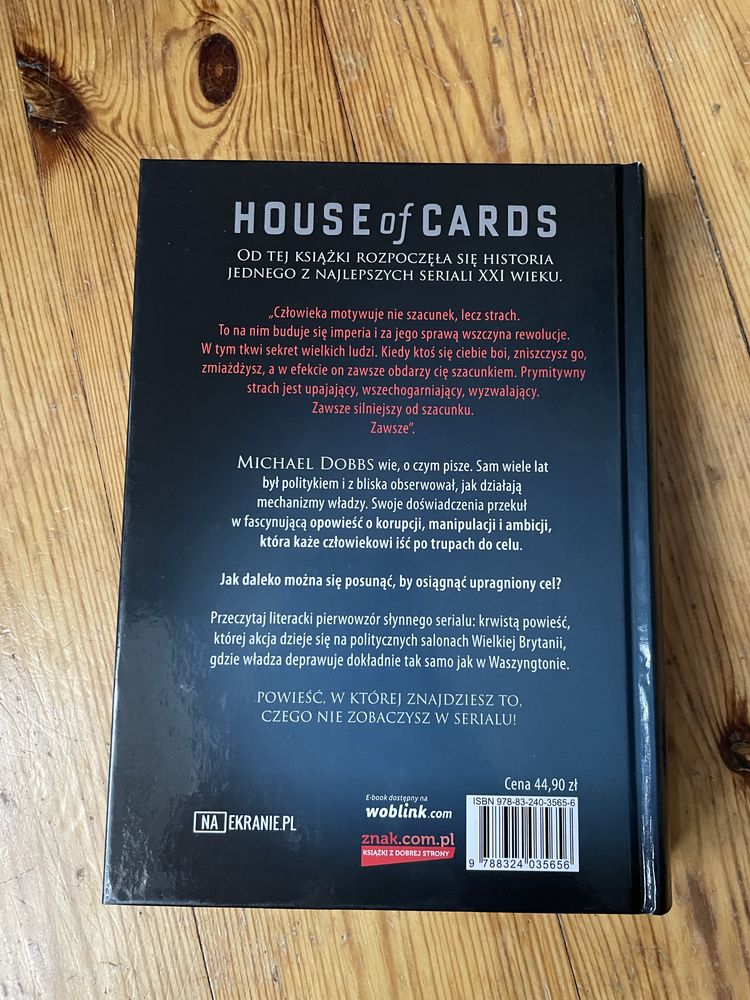 Książka House Of Cards Michael Dobbs