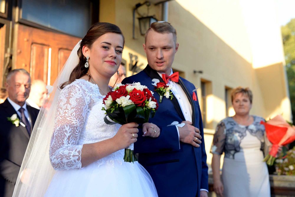 Piękna suknia ślubna L