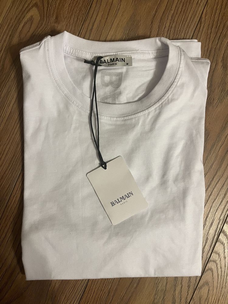 T-shirt meski balmain r. M biały