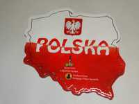 MAGNES na lodówkę Polska 9,5 cm x 10 cm Nowy