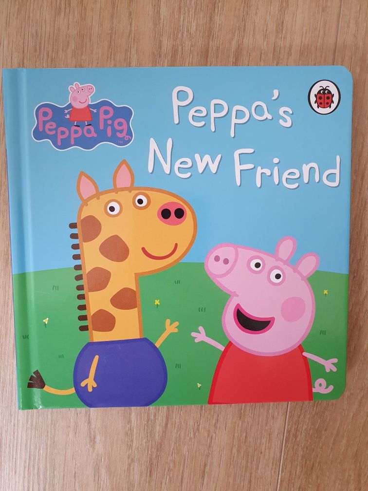 Peppa po angielsku ksiazka Peppa's New Friend świnka
