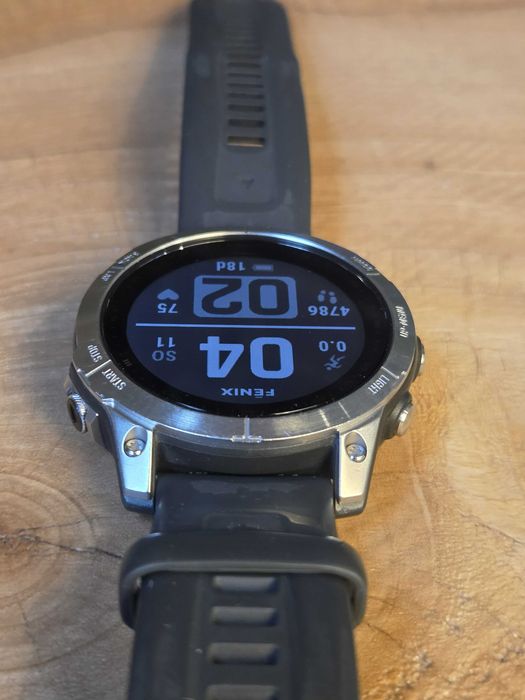 Smartwatch Garmin Fenix 7 Silver Zegarek Sportowy