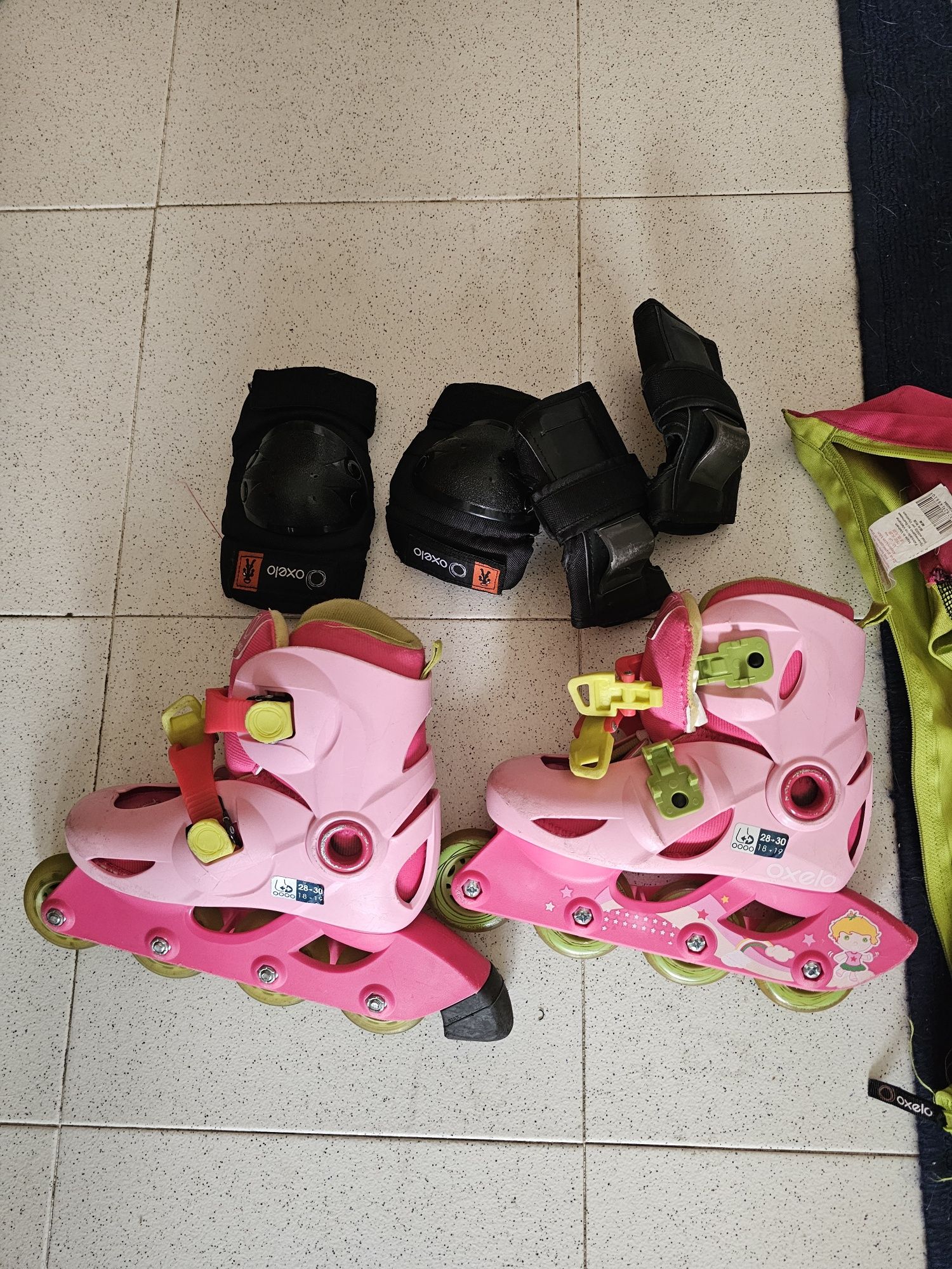 Patins oxelo para menina