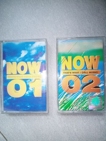 2 unikatowe kasety NOW 1 i NOW 2 przeboje lat 90 oryginalne do auta