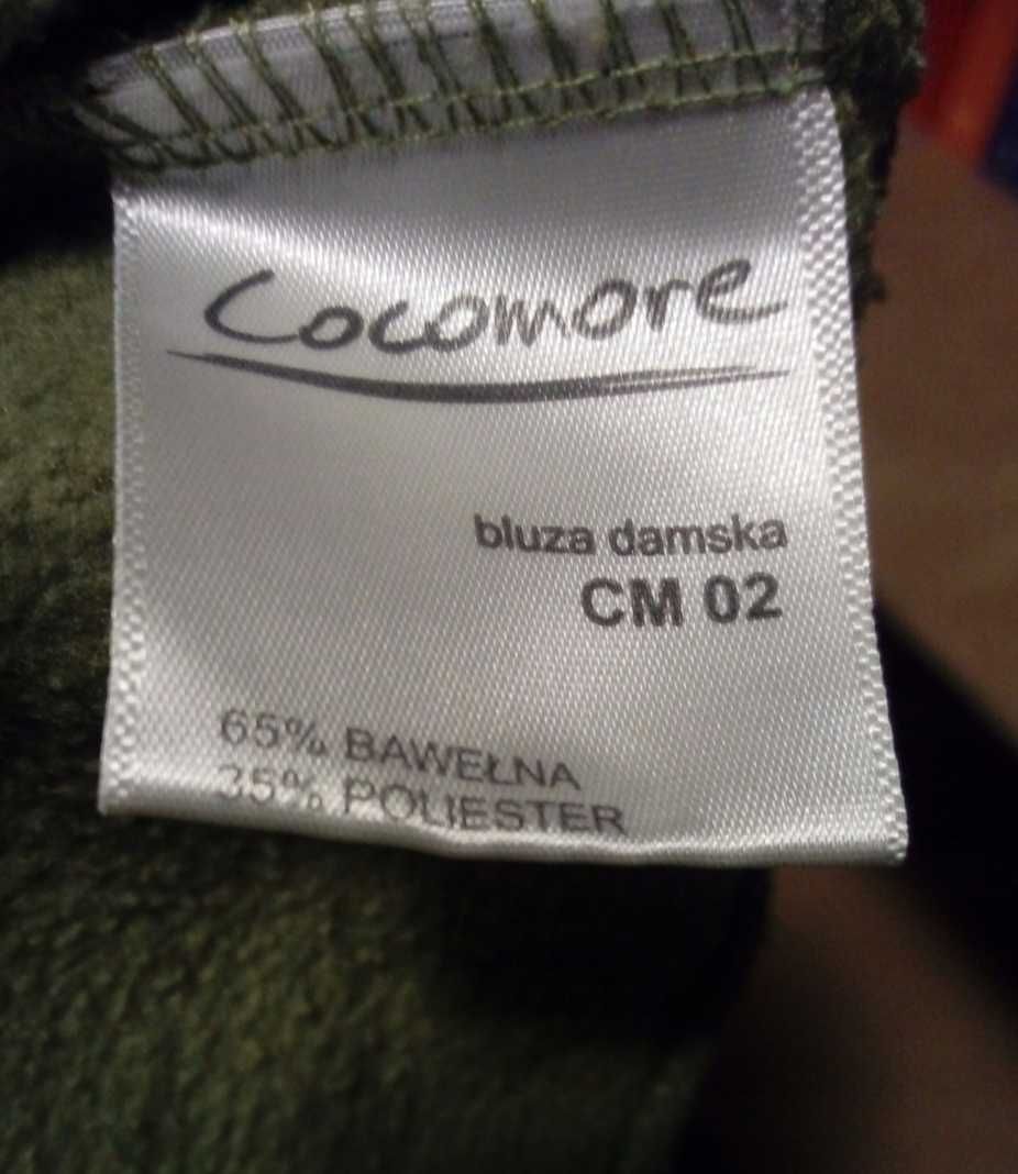 Bluza khaki śnieżynki ciepła Cocomore S/M
