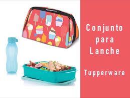 Conjunto para o lanche Tupperware