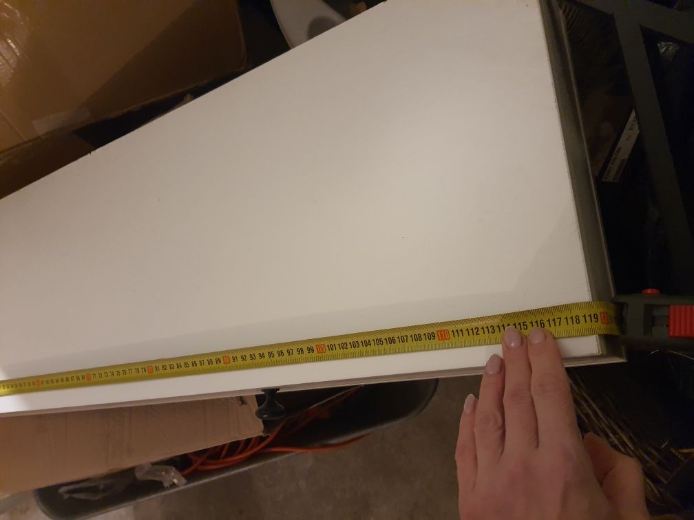 Toaletka półka wiszaca ikea  Ekby z szufladami