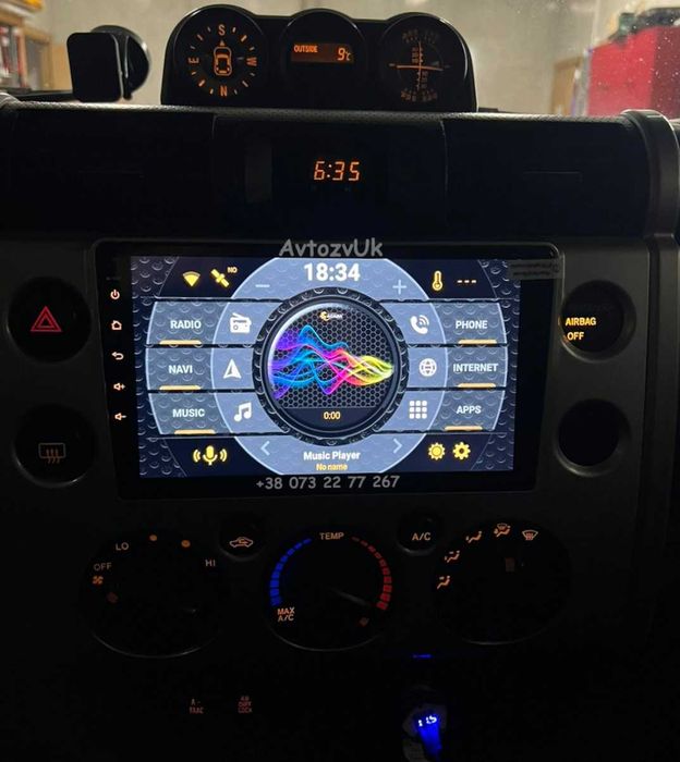 Android 14 FJ CRUISER Toyota GPS DVD TV USB фж 2 дин CarPlay Магнитола