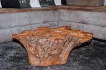 Mesa de centro em madeira de Oliveira