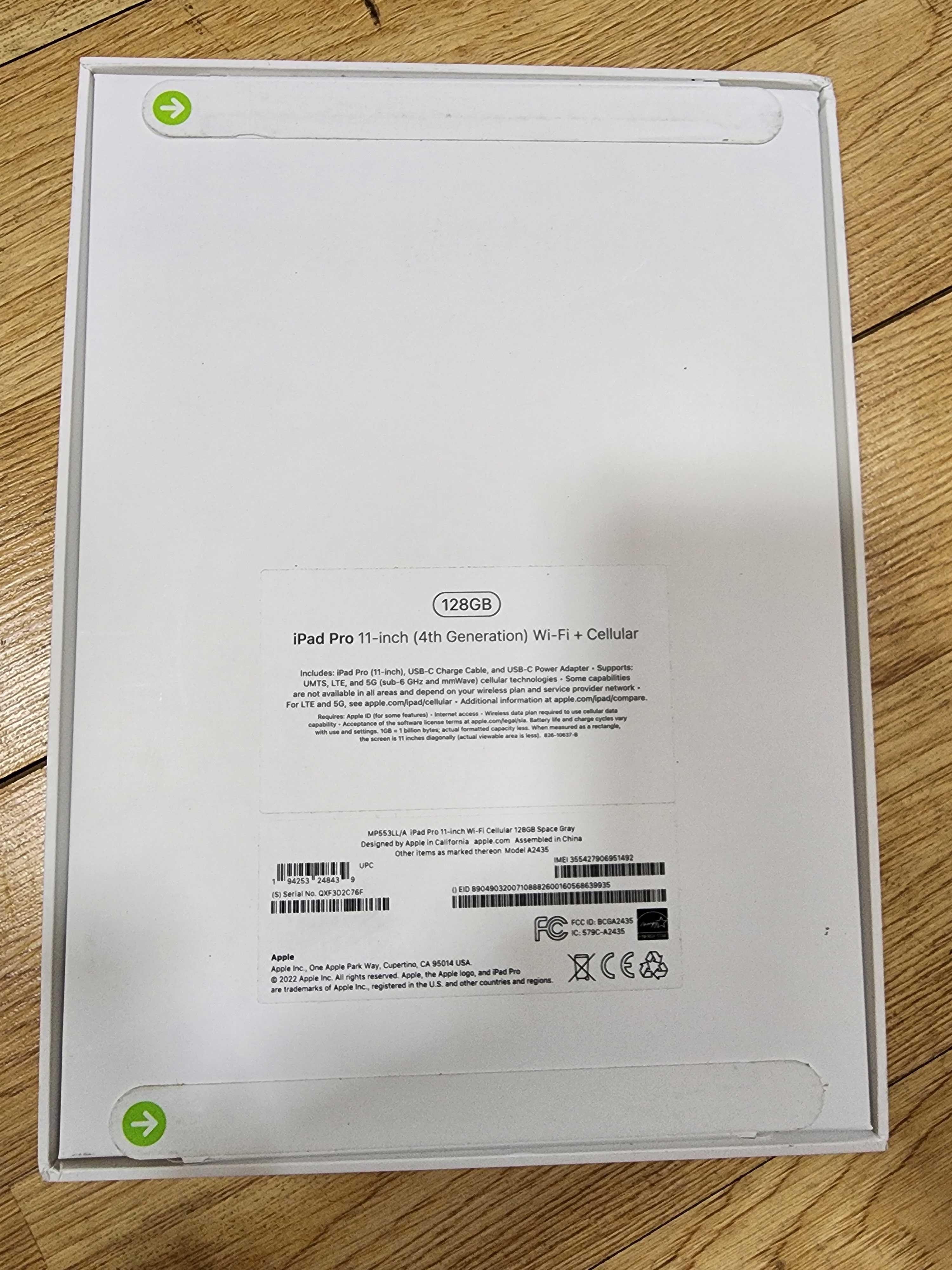 Планшет Apple iPad Pro 11 M2 2022 Wi-Fi + Cellular 128GB (MDM)