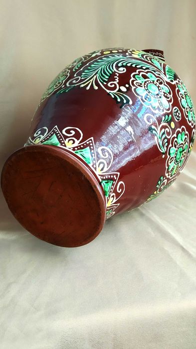 Косівська стара масивна ваза 55,5см