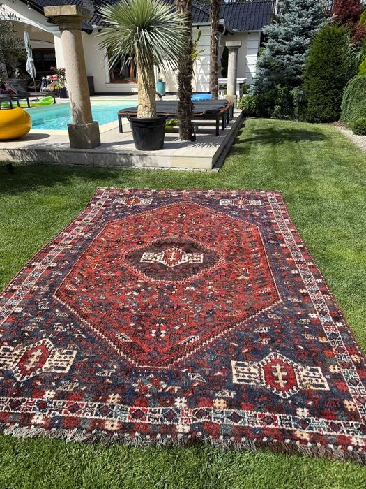 Dywan Perski Vintage Ręcznie Tkany Iran Shiraz 310x210 galeria 14 tys