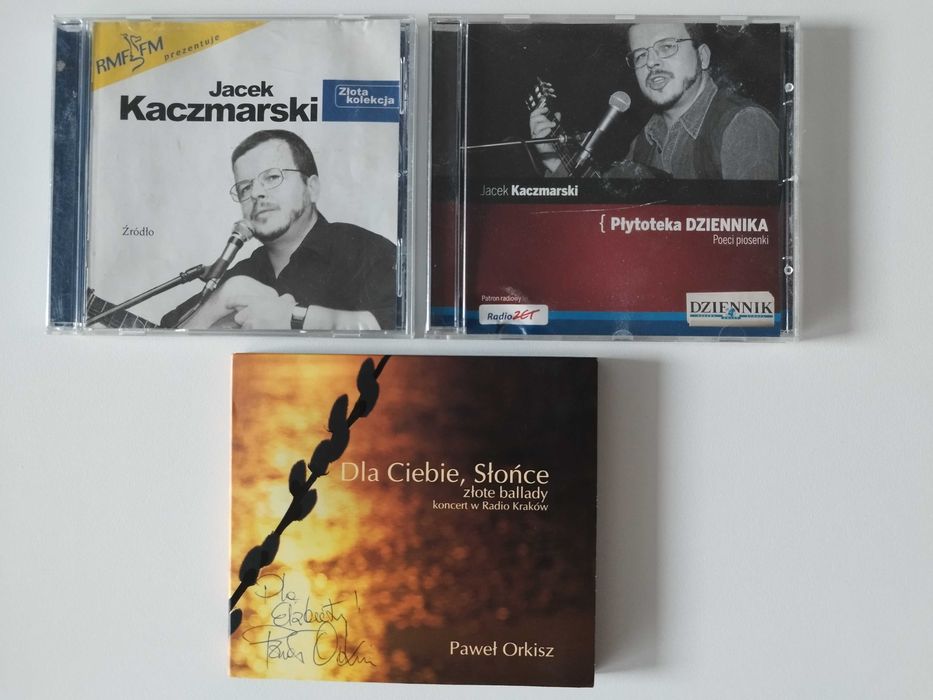 3 x cd - Jacek Kaczmarski, Paweł Orkisz ( z autografem )