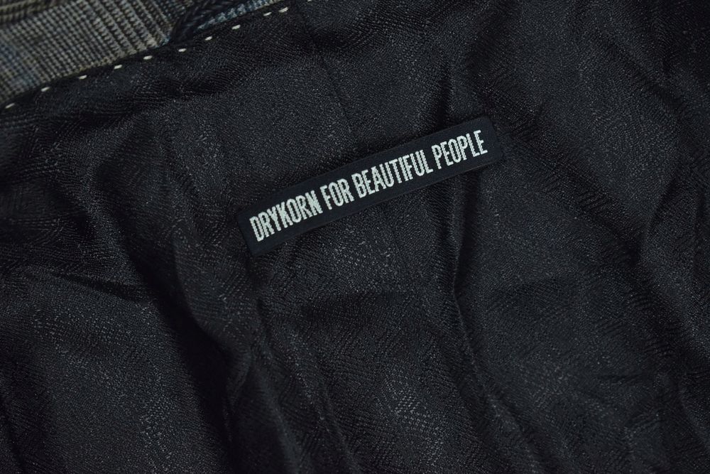 Drykorn Wełniana Szara Marynarka W Kratkę 50