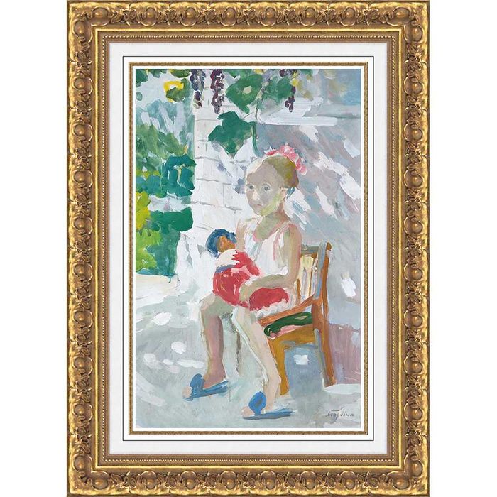 Горська Алла (1929-1970) Дівчинка. 81*50 см - Андеграунд - А. Горская