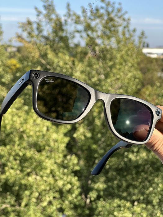Okulary Meta Rayban Wayfarer czarny mat | jak nowe!