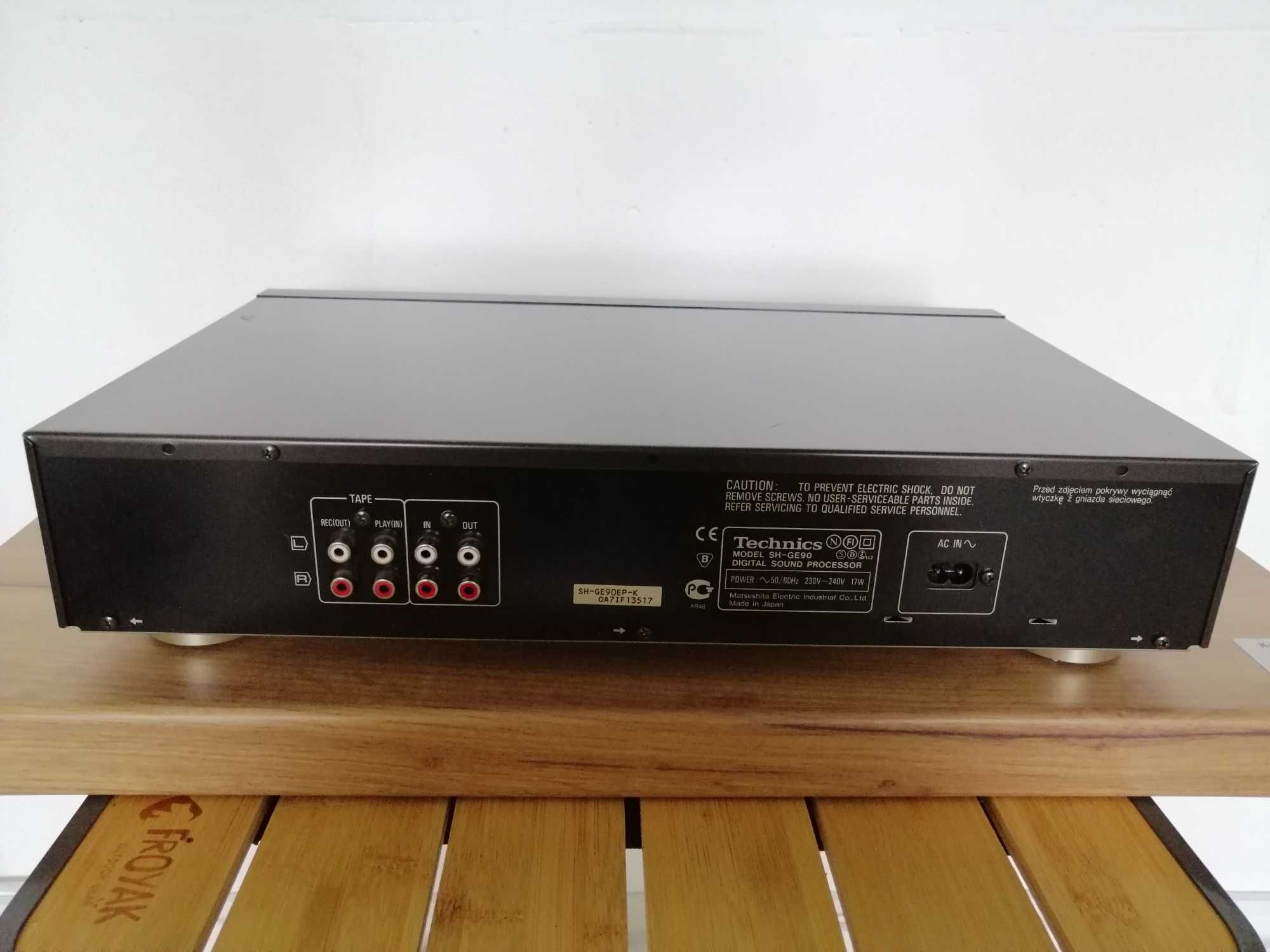 Technics SH-GE90 Procesor dźwięku, Made in Japan. Instrukcja w PL,