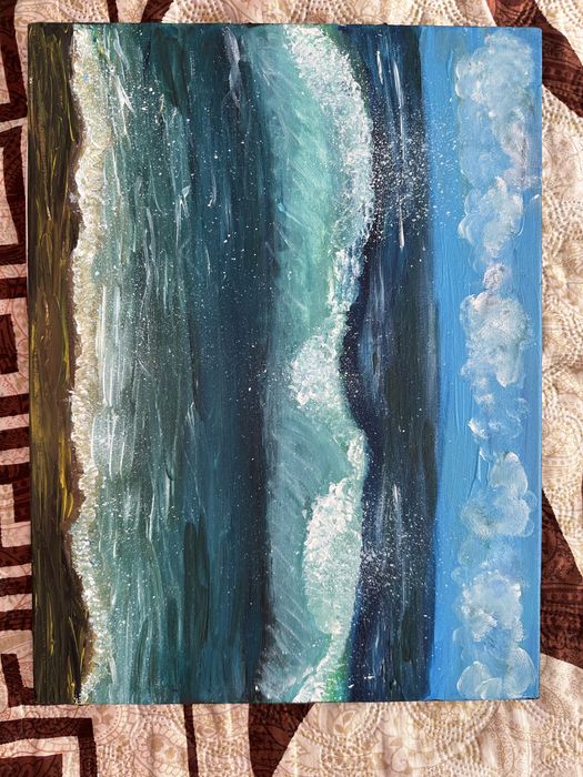 Картина акрилом Морські бризки