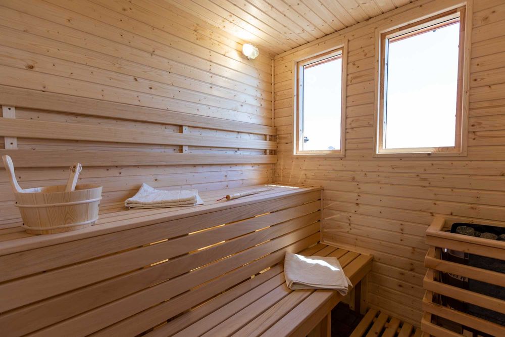 Dom Mazury jezioro sauna balia cisza samotny dom bez sąsiadów