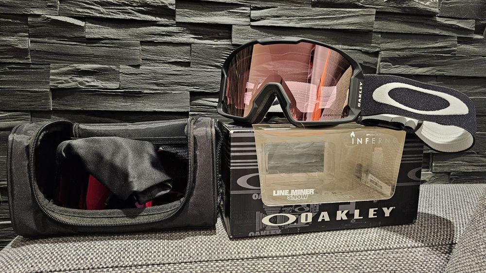 Nowe Oakley Line Miner INFERNO PRIZM Torch + Hi Pink S3 S1 tour split
