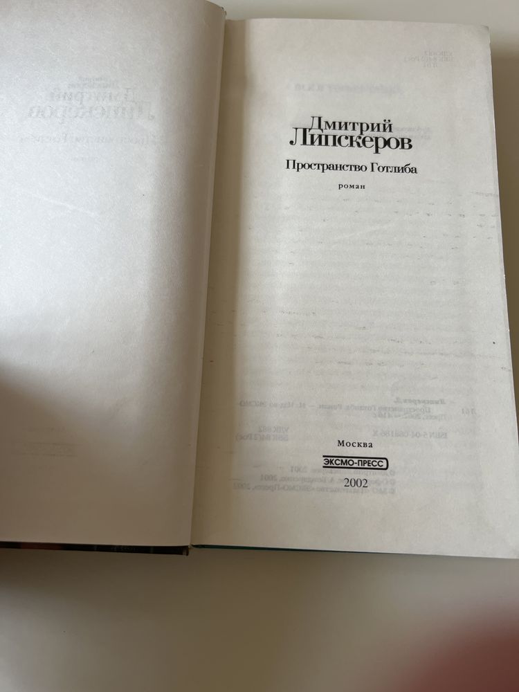 Дмитрий Липскеров. Пространство Готлиба.