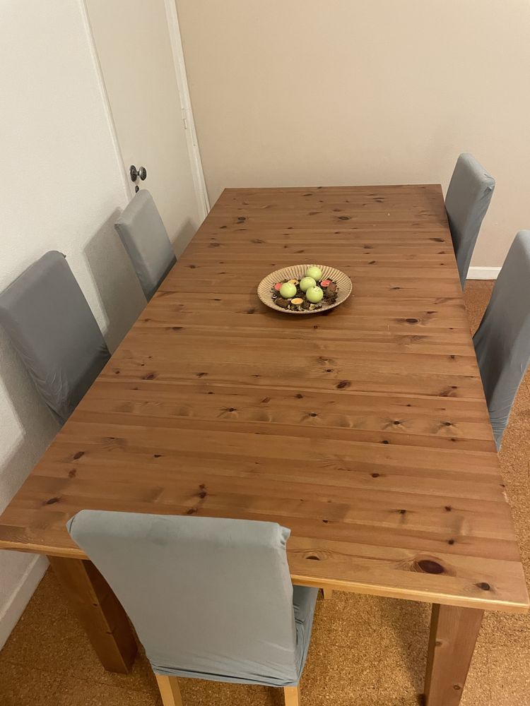 Mesa de jantar extensivel madeira