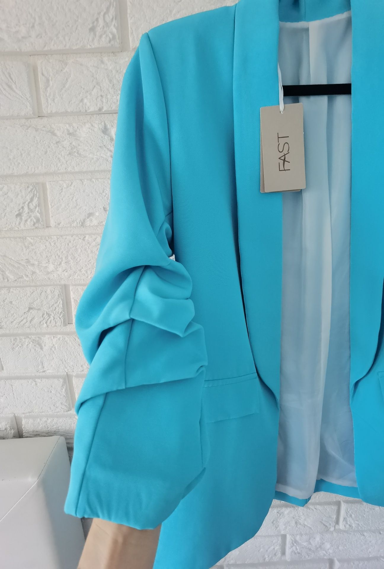 Marynarka włoska niebieska uniwersalna S M L XL Nowa Italy
