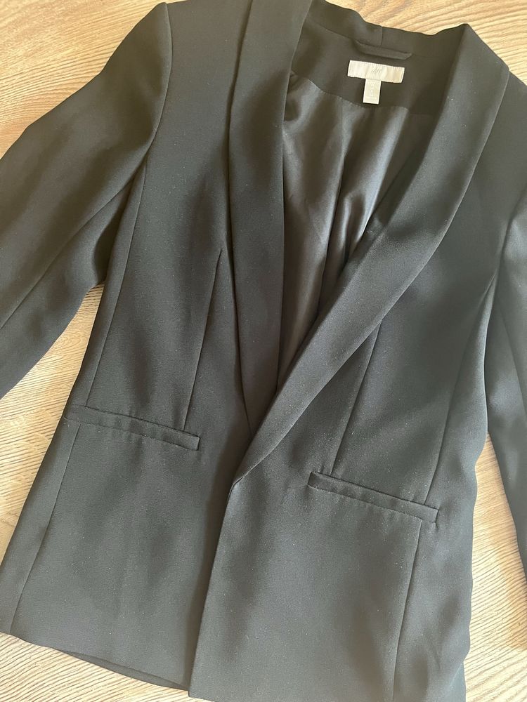 Marynarka żakiet H&M czarna 36/S