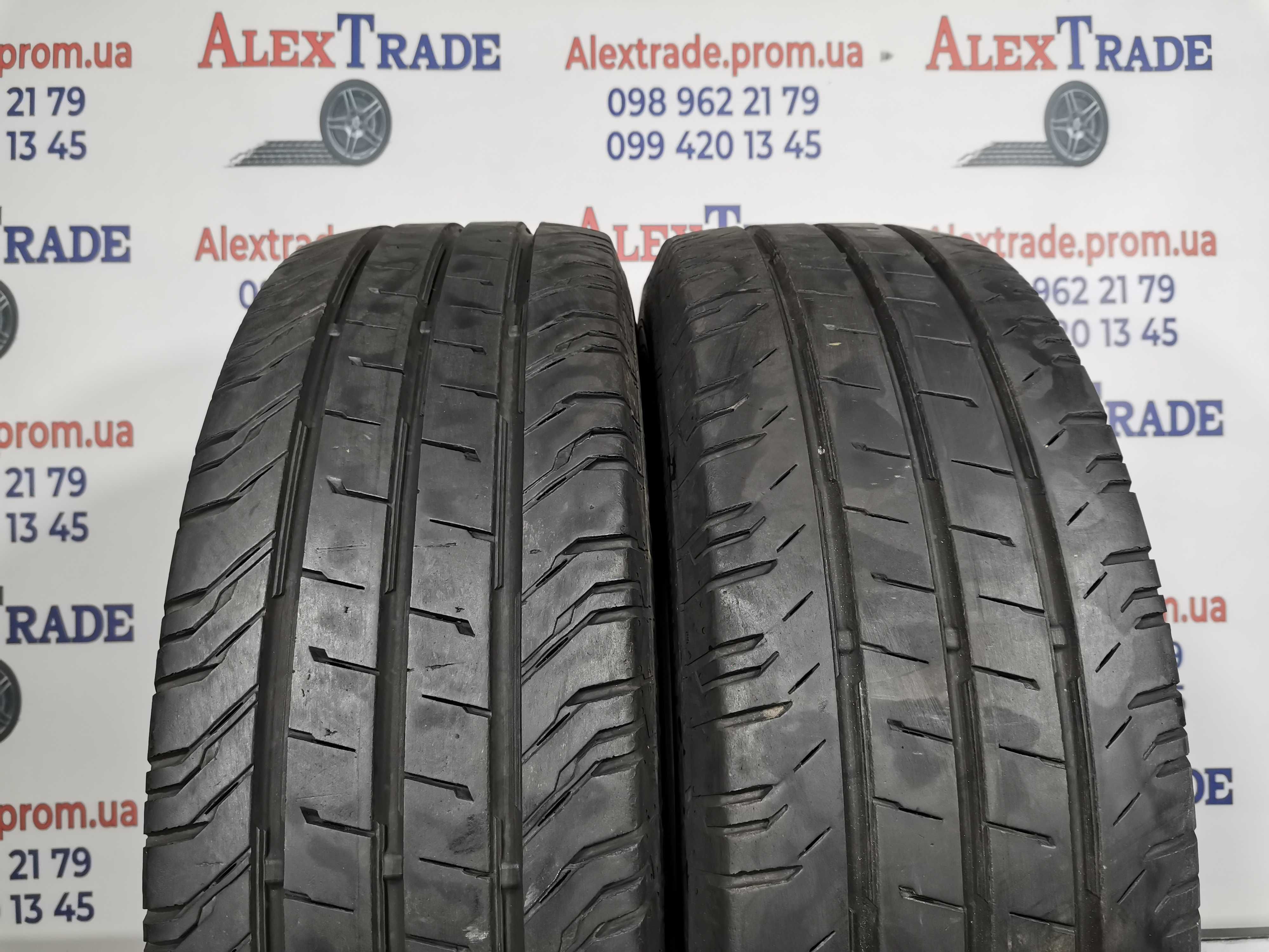 2 шт 205/65 R16C цешка Continental ContiVanContact 200 літні шини б/у,