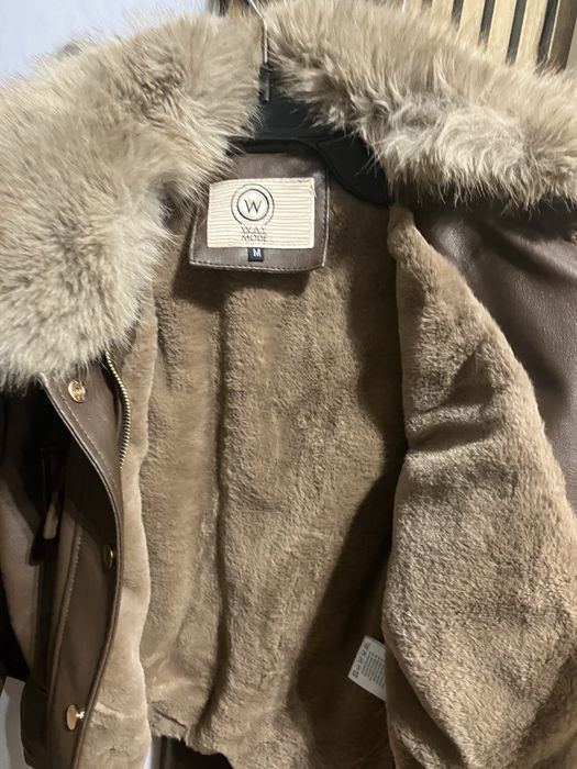 Kurtka  futerkiem ocieplana