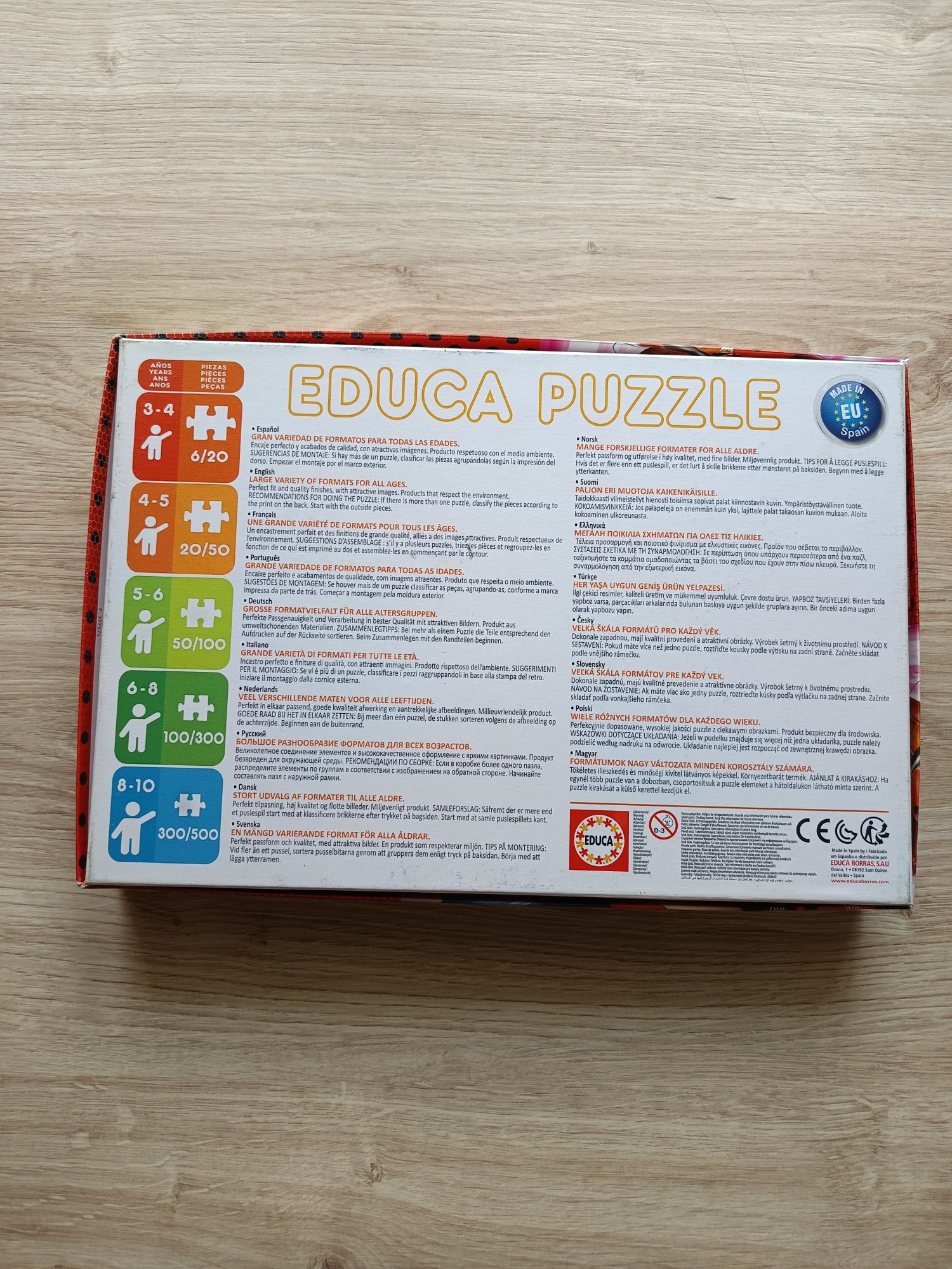 Puzzles Educa Miraculous Ladybug
