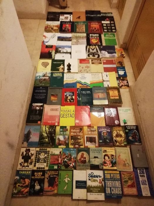 Livros- muitos e todos em bom estado